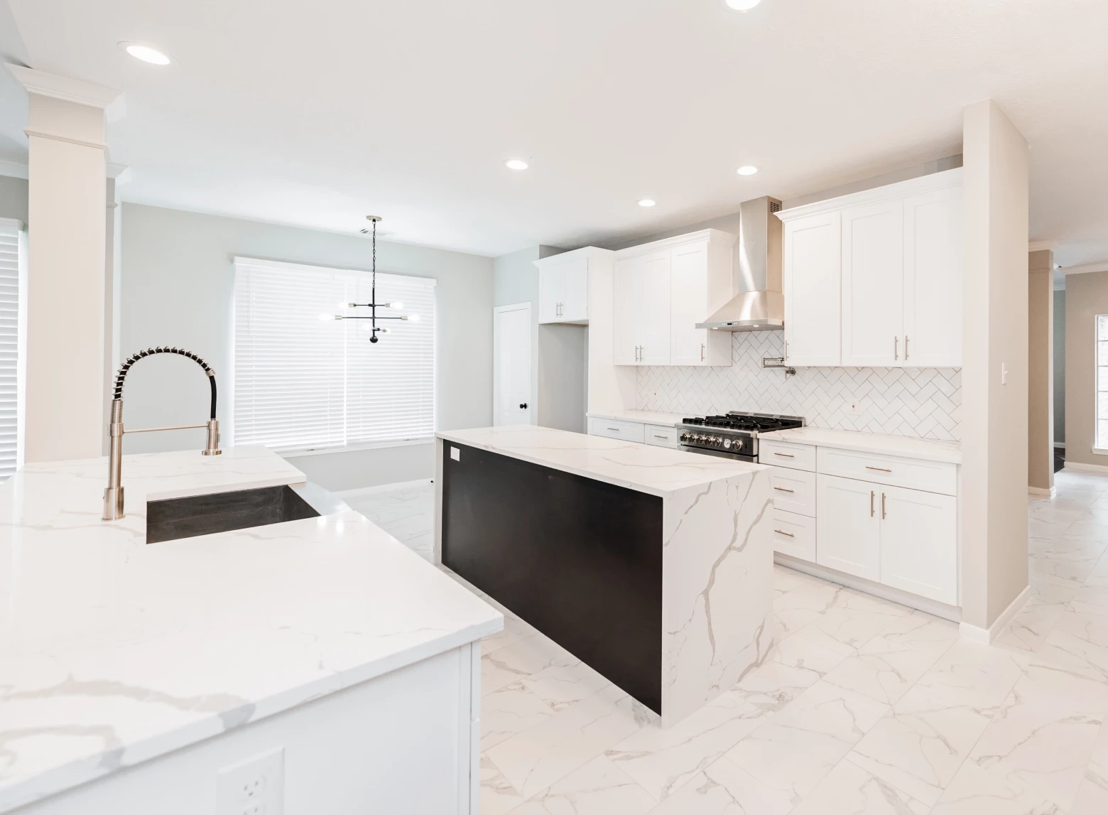 Completed kitchen remodel in Sugar Land, TX